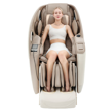 Professional Smart Massage Chair Taupe - Full-Body Recovery System